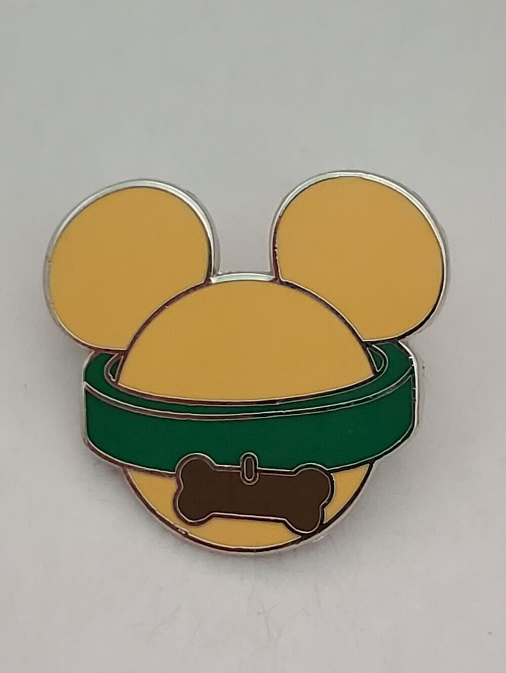 Disney Pin Trading Pluto Collar & Bone Mickey Mouse Ears Head Icon Collection